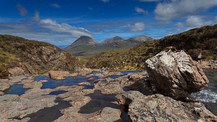 Landschaft Cullins Sgurr Mhairi